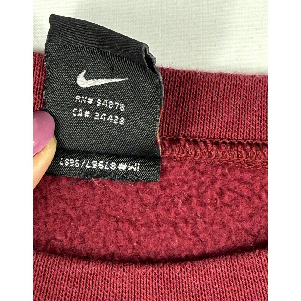 Vintage 90s Nike FSU Florida State Seminoles Center Swoosh Crewneck Sweatshirt - Picture 4 of 9